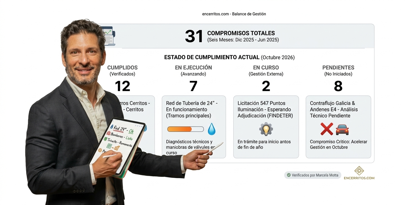 Balance de Gestiones con la Alcaldía y Entidades Nacionales